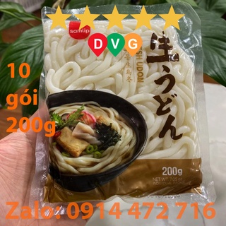 Combo 10 Gói Mì Udon Tươi - Mì Fresh Udon - Nhập Khẩu Hàn Quốc (200G/Gói)