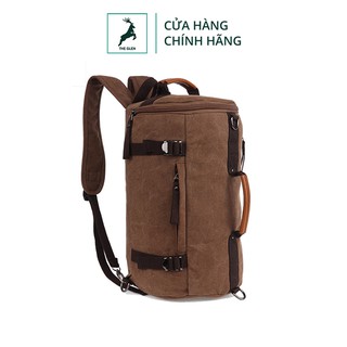 Balo du lịch nam - túi trống đa năng THE GLEN TG403 vải canvas có ngăn đựng giầy