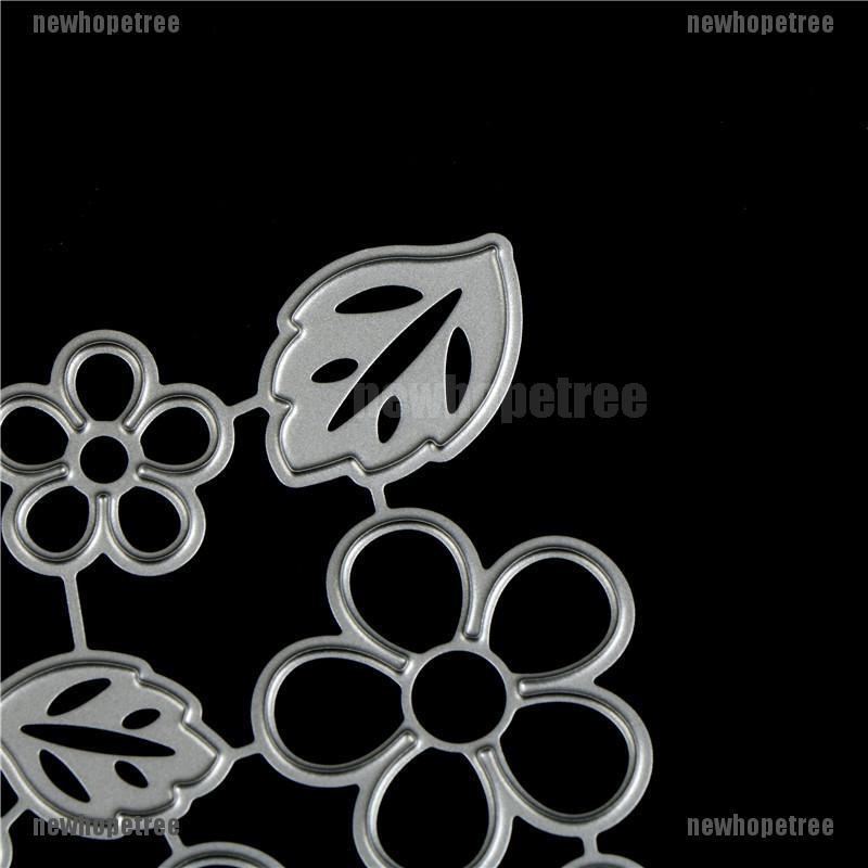 Bộ 11 Khuôn Cắt Giấy Kim Loại Hình Hoa Lá