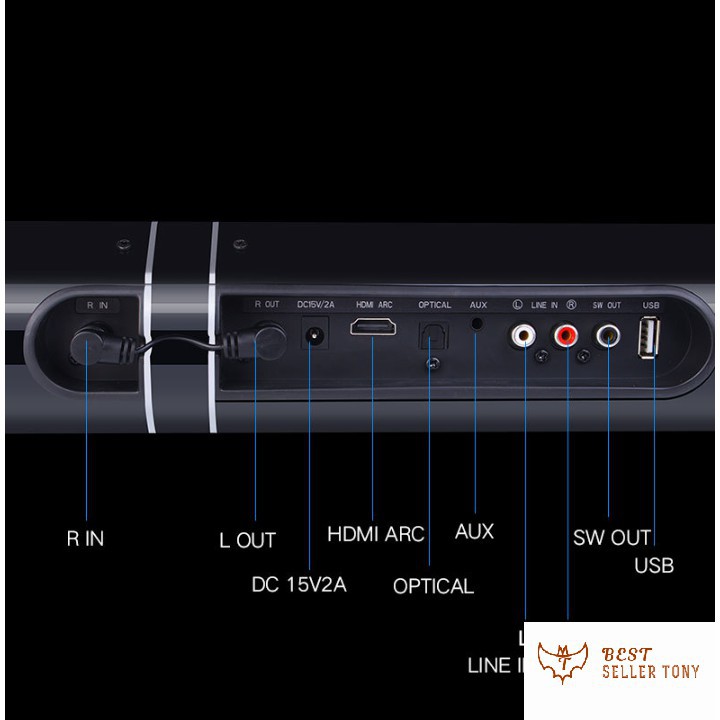 Loa bluetooth soundbar LP 1807 rạp hát có thể tháo gắn tùy thích [Best Seller Tony]