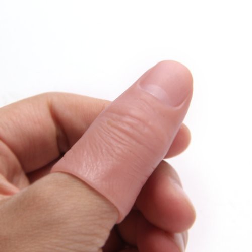 Dụng cụ ảo thuật biến mất khăn, biến đổi tiền: ngón tay ma thuật Thumb Tip + video hướng dẫn miễn phí