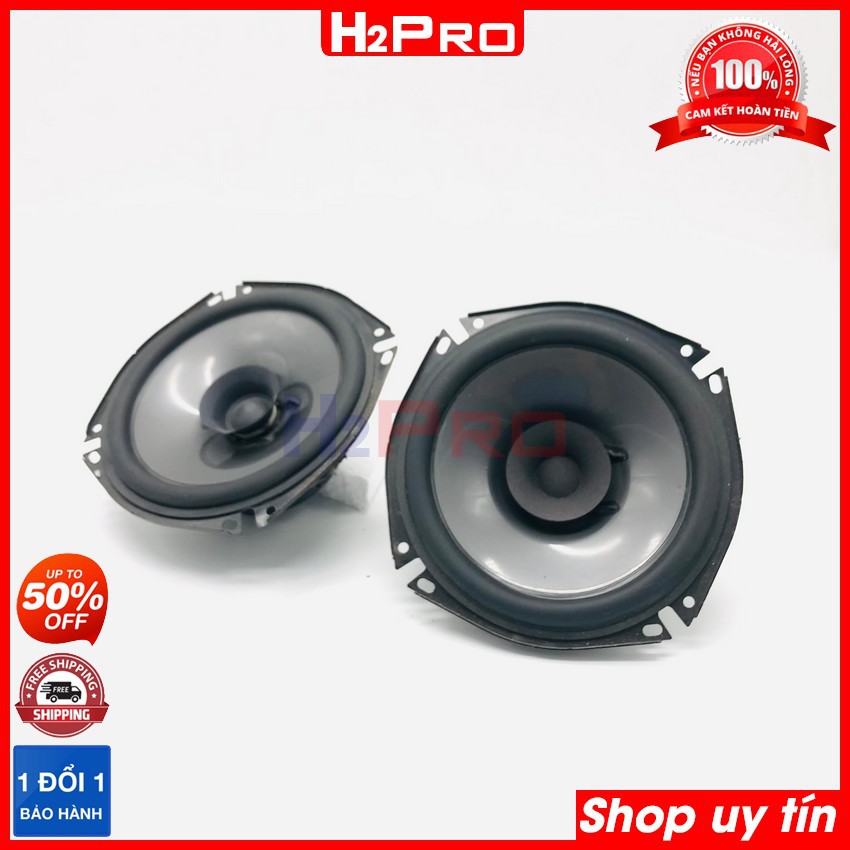 Đôi loa toàn dải bãi bass 14 H2Pro, vành 15.5cm, 60W-8 ôm, từ 80-côn 30.5mm, loa toàn giải xịn bass ấm, lời sáng (2 loa)