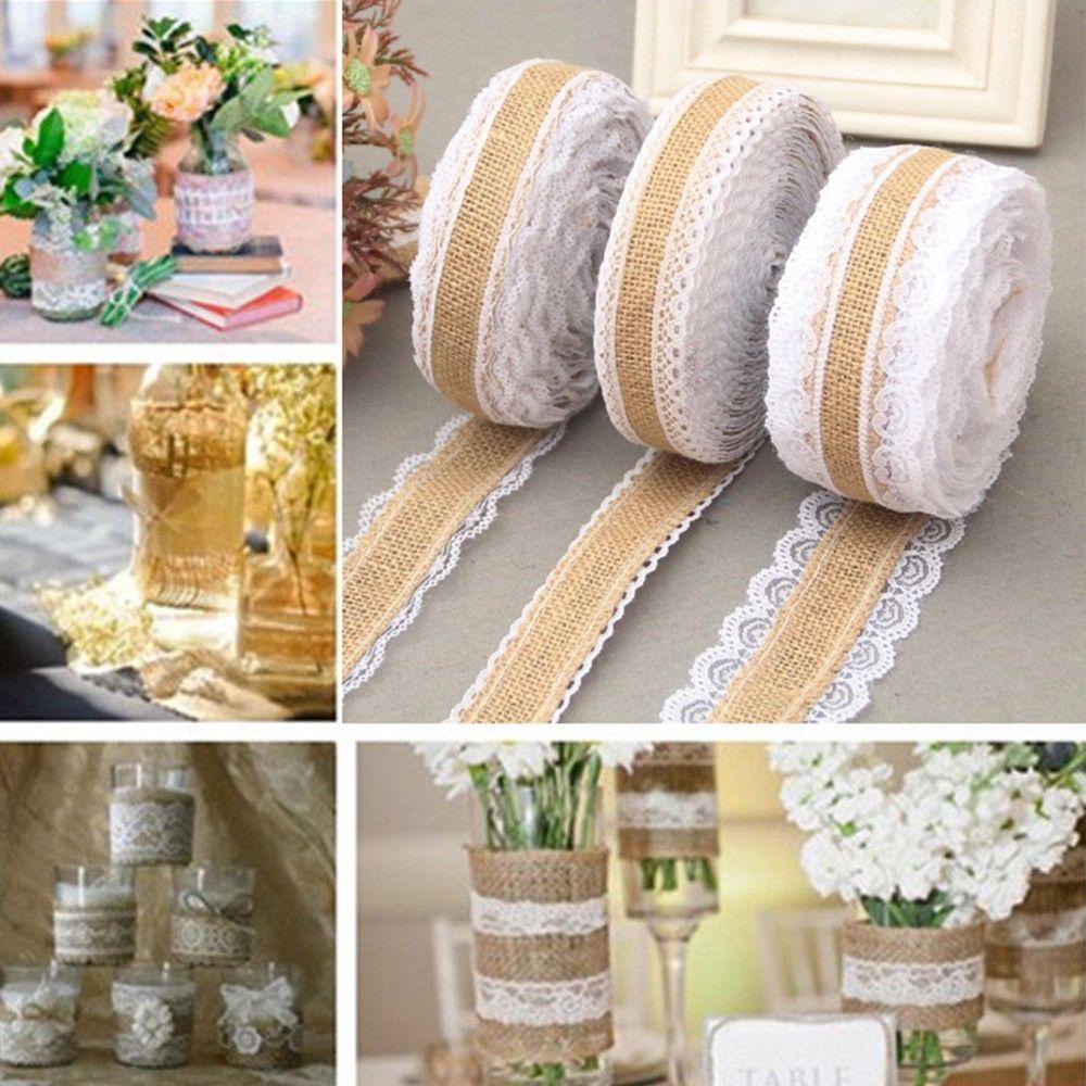 MUVAKO Cuộn Dây Ruy Băng Trang Trí Dài 2M