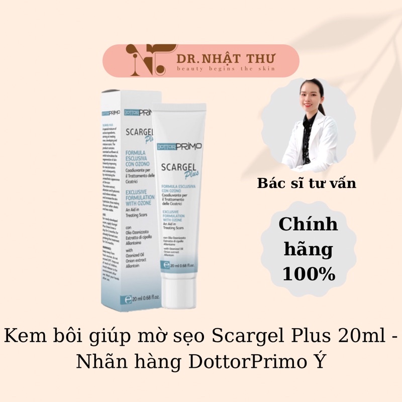 ✅[CHÍNH HÃNG] Kem bôi giúp mờ sẹo Scargel Plus 20ml - Nhãn hàng Dottor