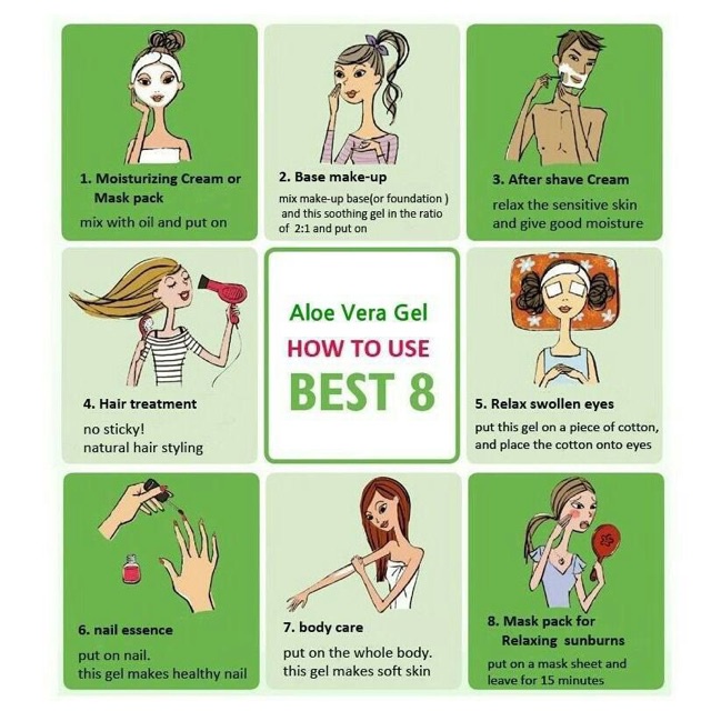 Gel Lô Hội chính hãng Hàn Quốc 100% lô hội giúp mịn da nguyên chất từ thiên nhiên