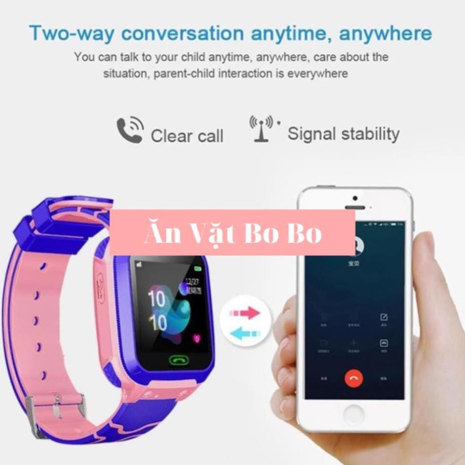 Đồng hồ thông minh trẻ em, đồng hồ định vị LBS chống nước - Q12 Smart Watch - EXTRA XU