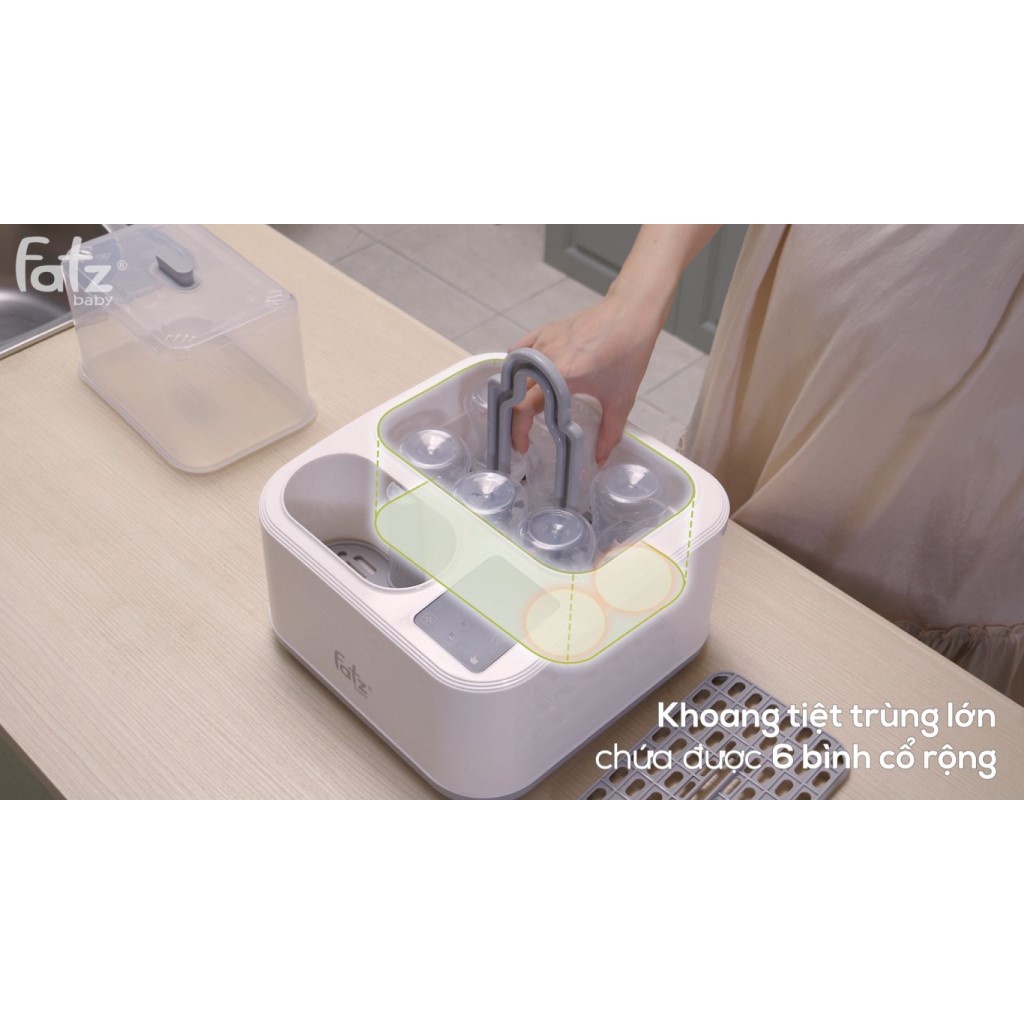 Máy tiệt trùng sấy khô, nấu cháo chậm, hâm sữa thức ăn Fatz Fatzbaby FB4315SL - Captain 2
