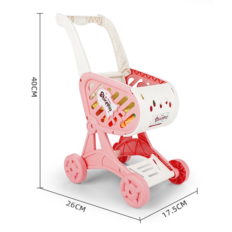 【Trong kho】Hộp đồ chơi xe đẩy và trái cây bộ mô hình Cao cấp cho bé（Rau và trái cây bán riêng）