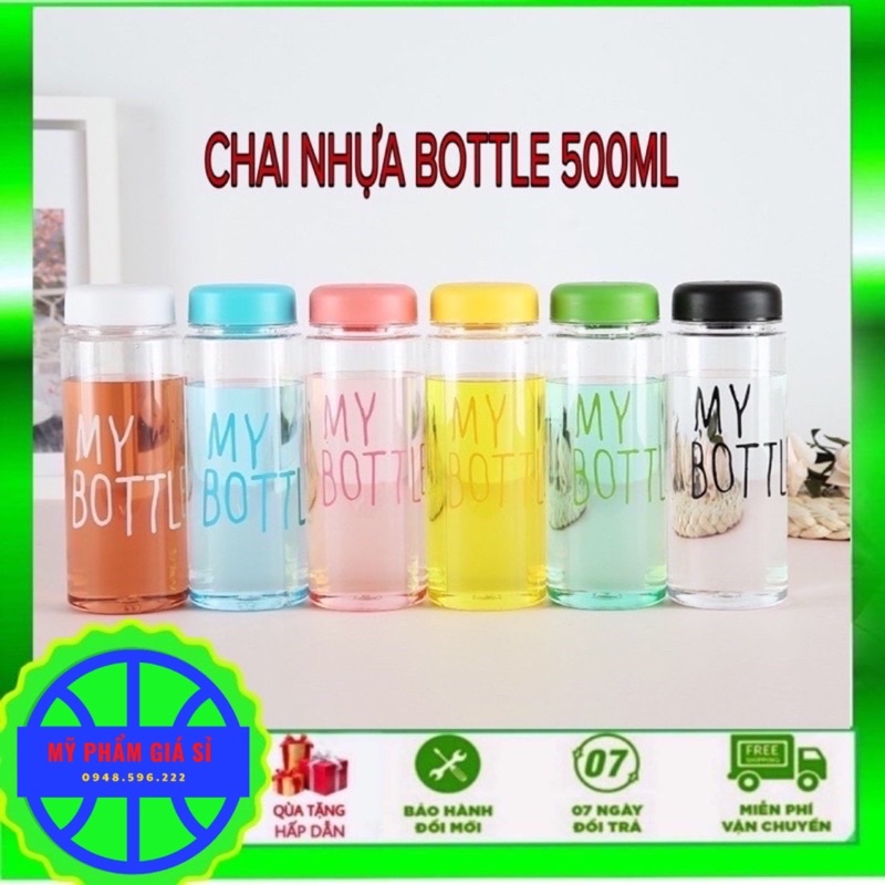 Chai Nhựa MY BOTTLE TRONG SUỐT 500ml