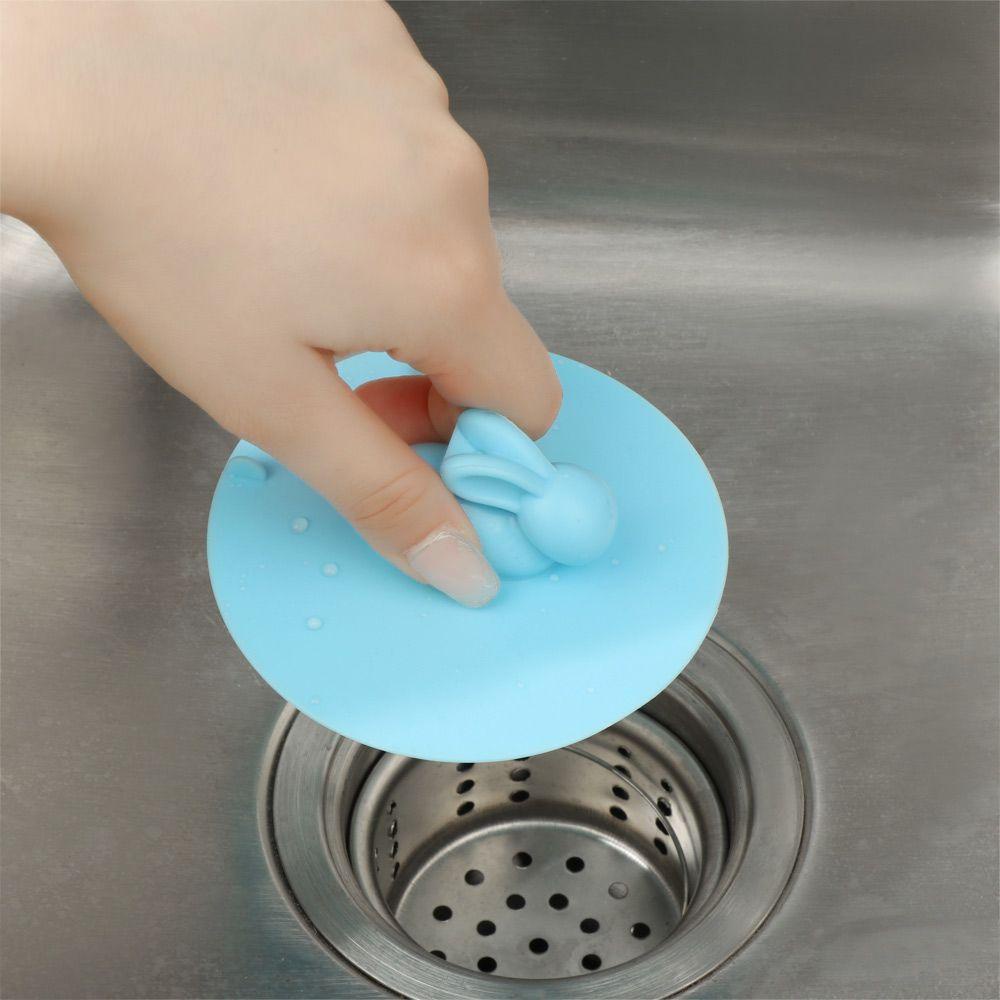 Nắp Đậy Cống Thoát Nước Bồn Rửa Chén / Bồn Tắm Chống Rò Rỉ Thiết Kế Hình Thỏ Da