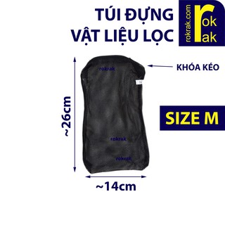Túi đựng vật liệu lọc cỡ lớn size L 22x30cm cho hồ cá