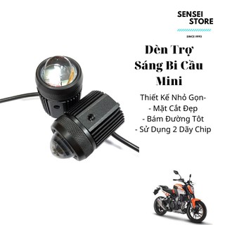 Đèn Trợ Sáng Bi Cầu Led Mini 2 Màu Cos Vàng Pha Trắng ( Giá lẻ 1 Bóng) Nguồn Tích hợp Trong Đèn