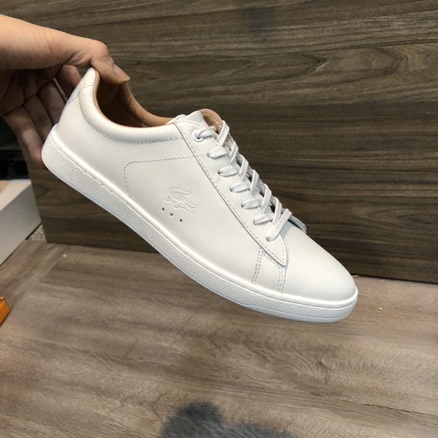 Giày Lacos Màu Trắng Đế Trắng | BigBuy360 - bigbuy360.vn
