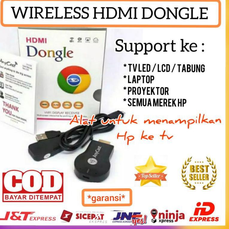 Sản phẩm mới nhất.. Bộ chuyển đổi Hp sang TV / WIRELESS ANYCAST DONGLE HDMI DLNA