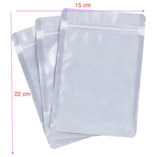 🍀🌸Túi ZIP BẠC đáy Đứng - SIZE 15 x 22cm 🍀🌸