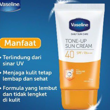 KEM CHỐNG NẮNG NÂNG TONE DA TỨC THÌ VASELINE DAILY SUN CARE TONE UP SUN CREAM SPF40 50ML CHÍNH HÃNG - 9867