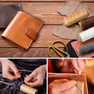 Bộ 4 Màu Sáp Sợi Polyester Dây Sáp Cho Da May Khâu Thủ Công DIY Đóng Sách Sửa Chữa Giày Macrame Dự Án