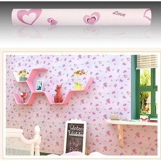 Decal giấy dán tường trái tim-aqa