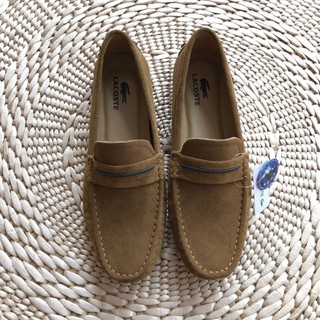 Giày lười da lộn nam Lacoste