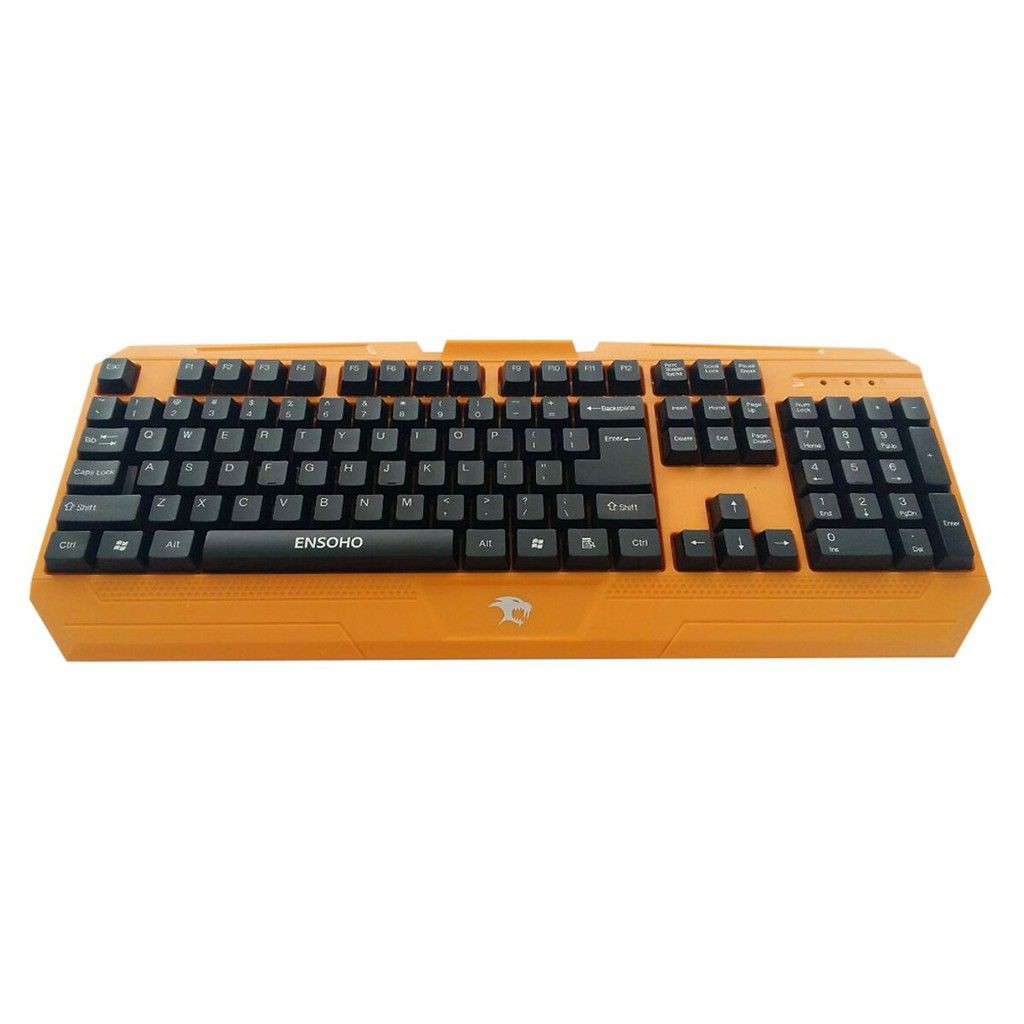 Bàn Phím Có Dây Ensoho E-104+ tặng bàn di chuột _Hàng chính hãng bảo hành 12 tháng