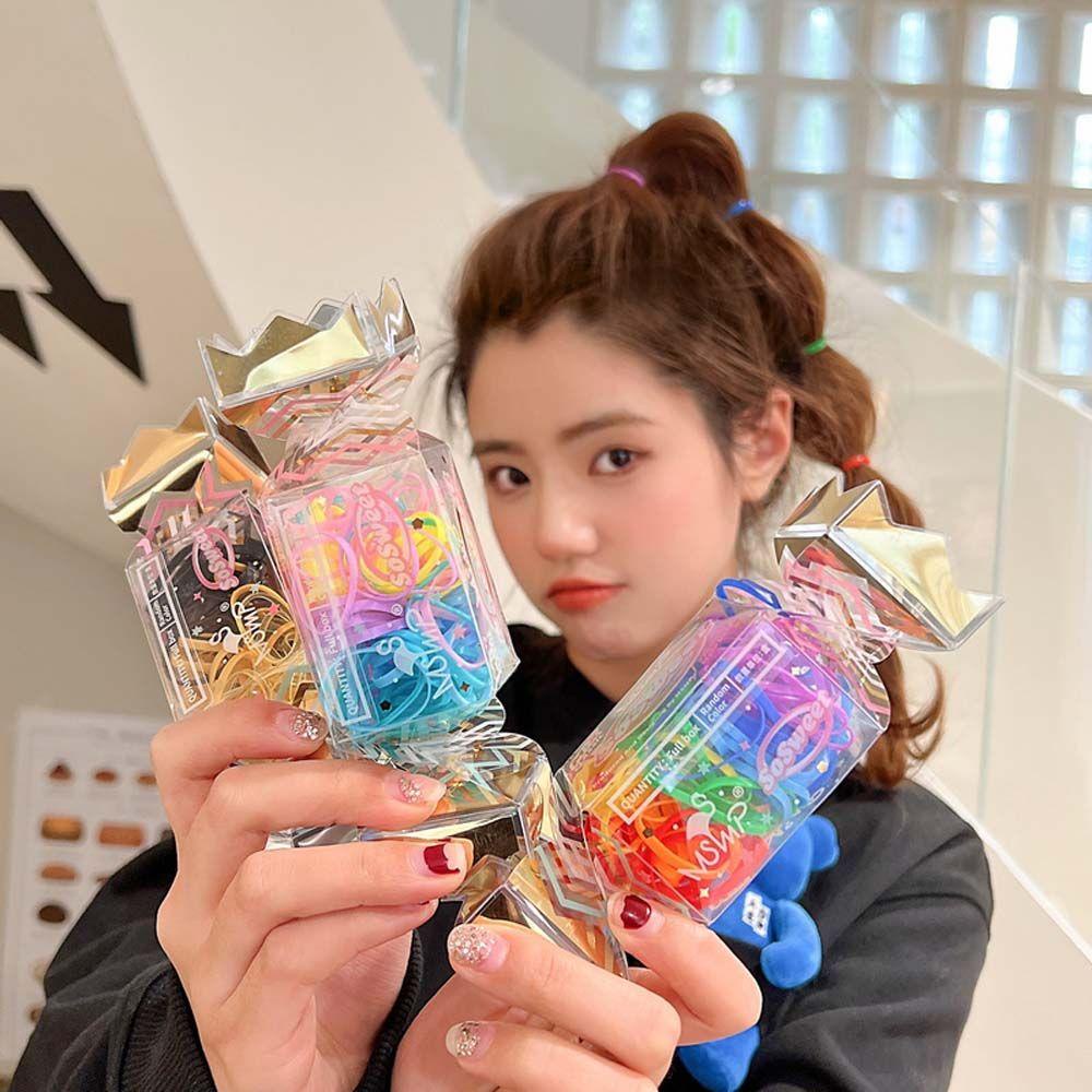 Dây Buộc Tóc Cao Su Co Giãn Phong Cách Hàn Quốc Cho Nữ