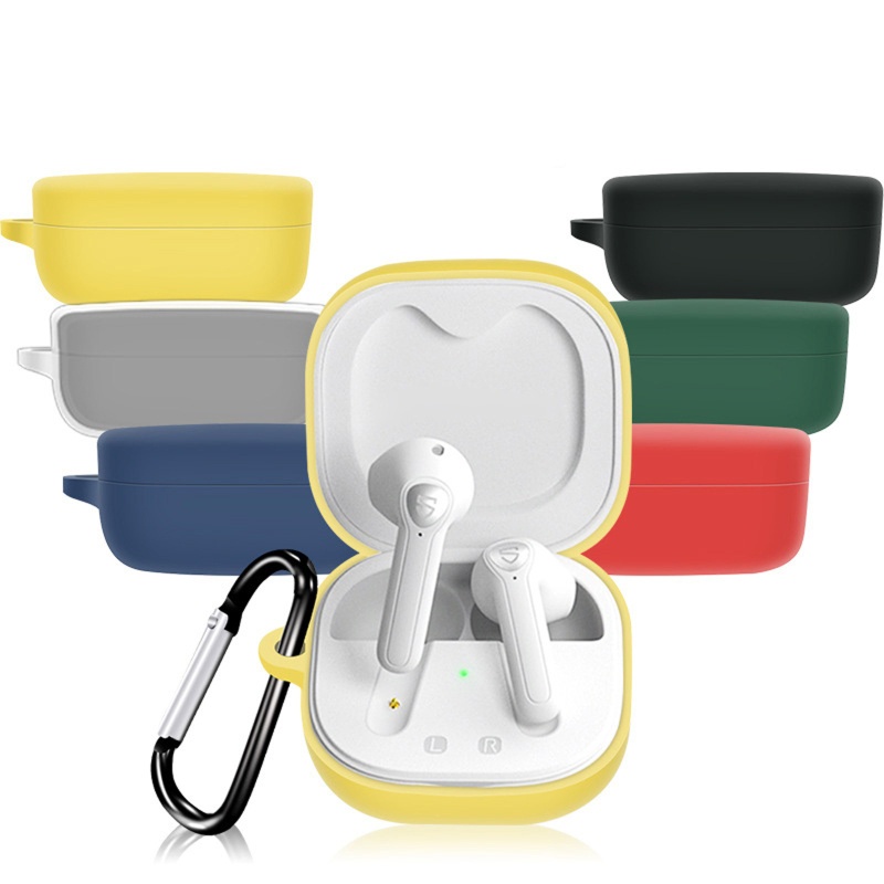 Vỏ Bọc Bảo Vệ Hộp Sạc Tai Nghe Bằng Silicon Có Thể Giặt Cho SoundPEATS TrueAir2