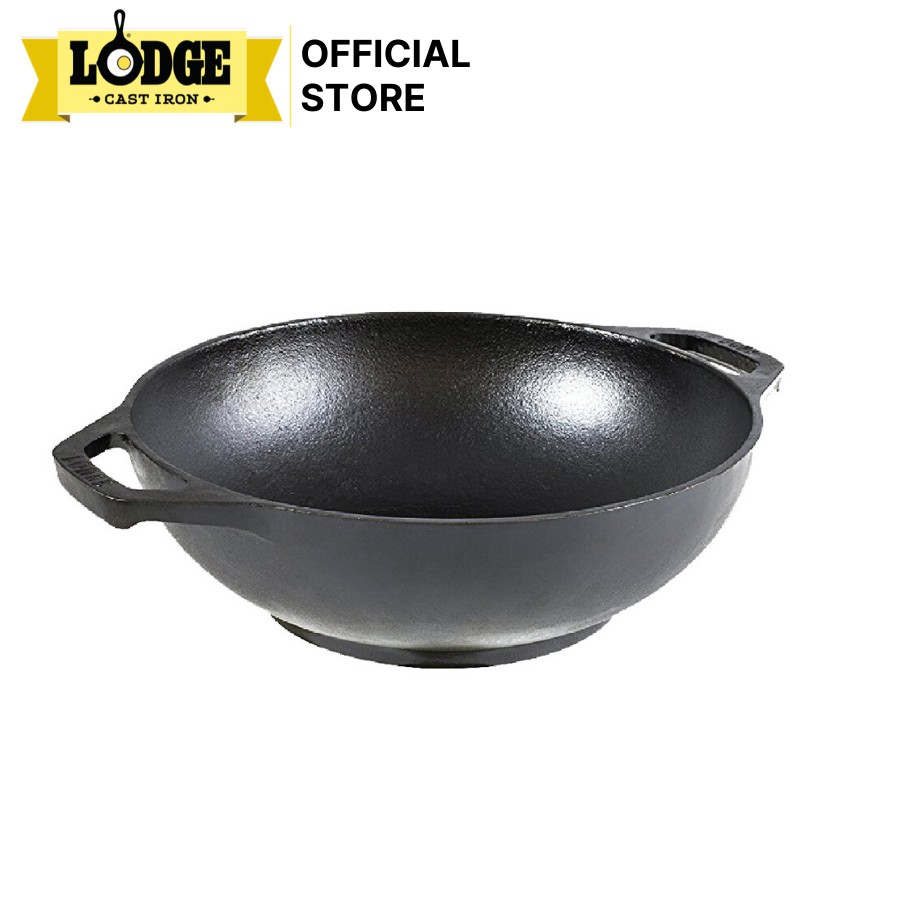 Lodge - Chảo gang Wok - 16cm- sử dụng tất cả loại bếp- Hàng chính hãng