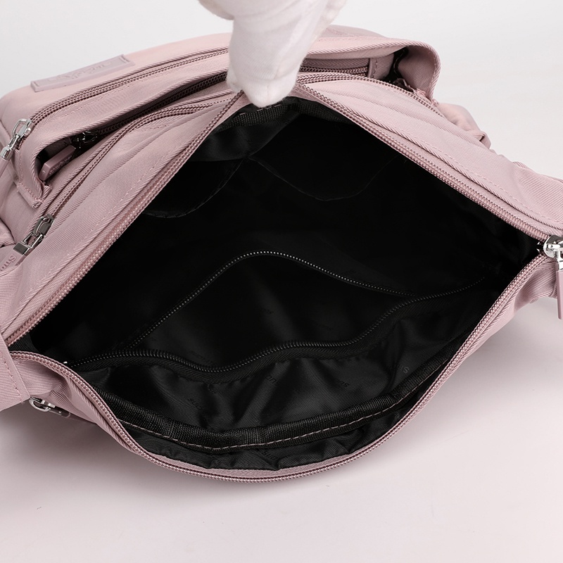Túi Đeo Vai / Xách Tay Bằng Vải Bạt Nylon Chống Nước Sức Chứa Lớn Thời Trang Đơn Giản Cho Nữ SJHY0404 Hyjp2041