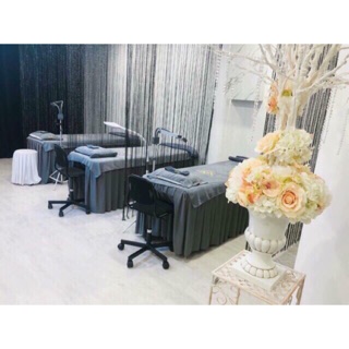 Ga giường spa, phun xăm, làm mi, môi mày mắt....vải thun