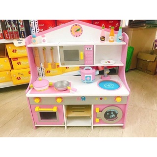 Bộ đồ chơi nhà bếp cho bé bằng gỗ cao cấp 72cm