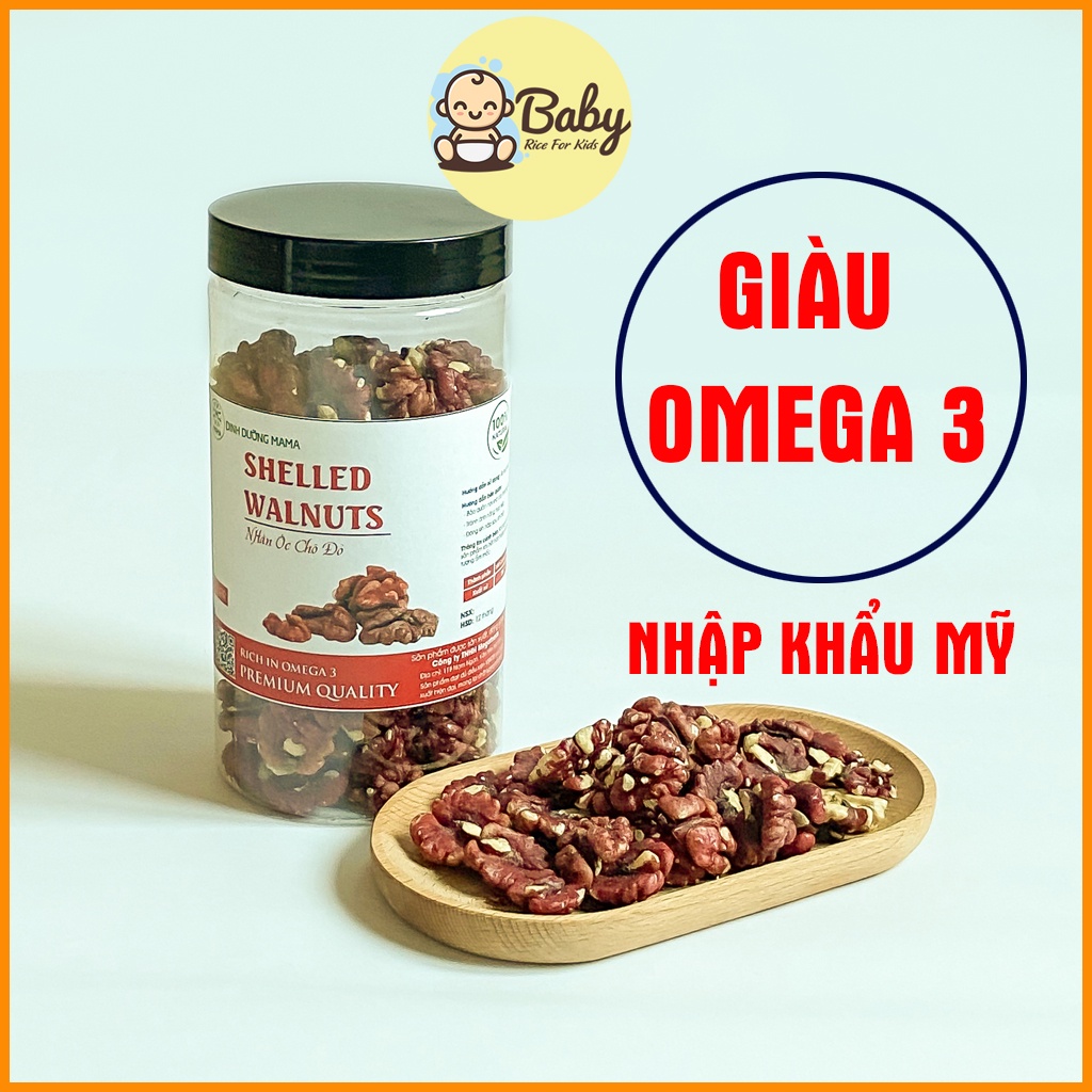 Hạt Óc Chó Đỏ Tách Vỏ Mama 500g Ăn Vặt Bầu Ăn Kiêng Giảm Cân Nhập Khẩu Mỹ Cao Cấp Hat Oc Cho Hat Dinh Duong BabyRice 110