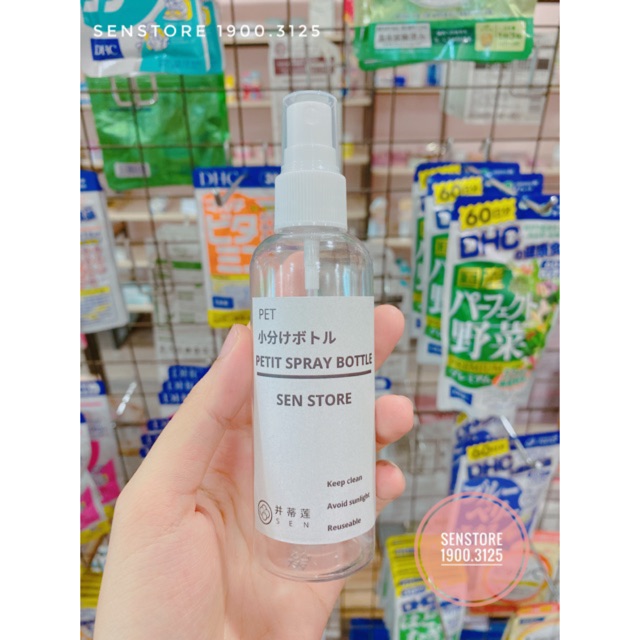 CHAI CHIẾT DẠNG XỊT SPRAY BOTTLE 100ml MADE IN VIETNAM