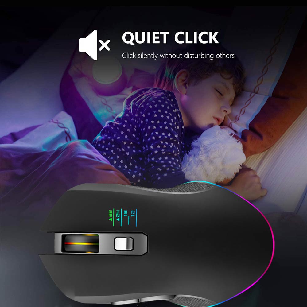 Chuột Chơi Game Có Dây Và Đèn Nền Rgb Cho Máy Tính