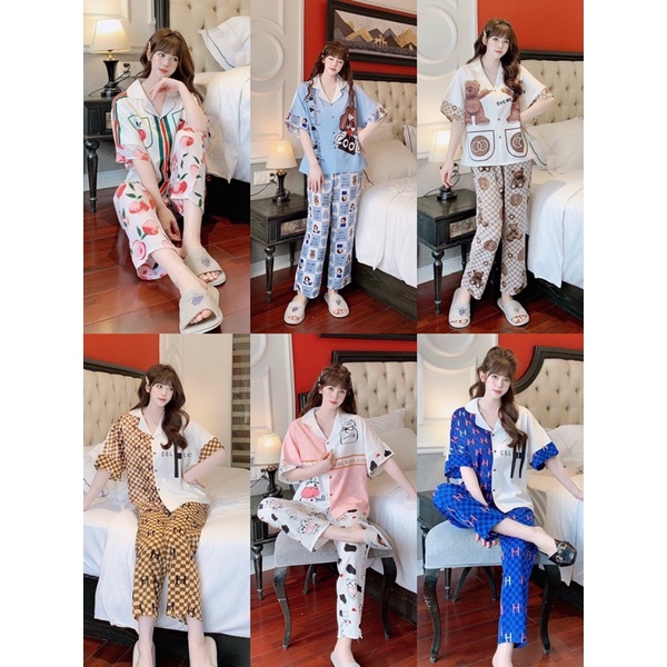 PYJAMA MANGO CAO CẤP THIẾT KẾ XINH XẮN HÌNH THẬT