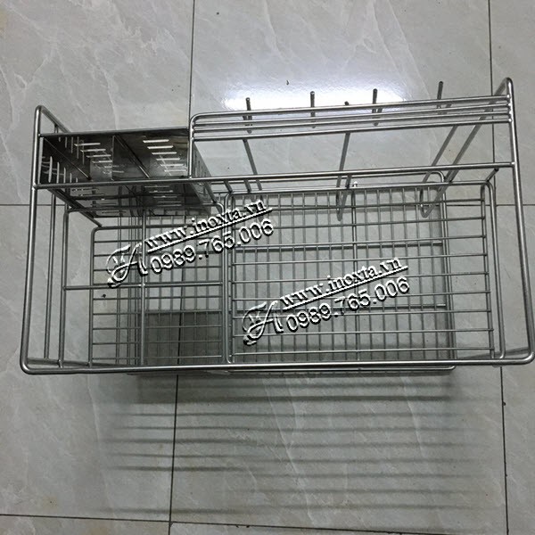Kệ gia vị âm tủ, kệ gia vị đa năng lắp đặt âm tủ thanh ray giảm chấn INOX 304 GVA304