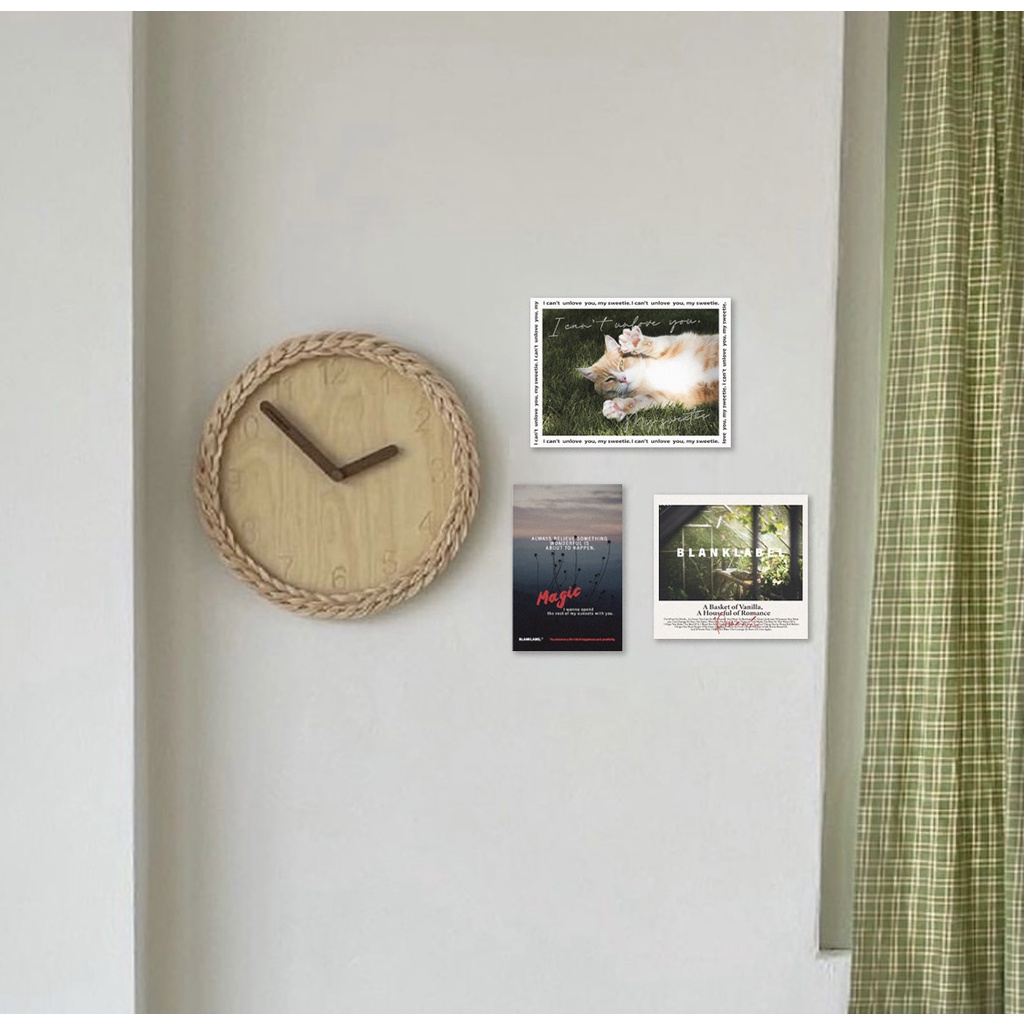 Poster dán tường postcard ảnh decor aethestic indie trang trí room bàn học phòng ngủ hàn quốc wall collage blackpink bts