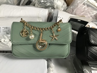 Túi LYN huy hiệu size 18 ( inbox shop chọn màu nhé)