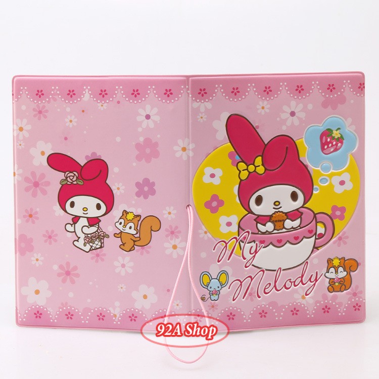 Vỏ hộ chiếu Passport Hoạt Hình Melody 3D