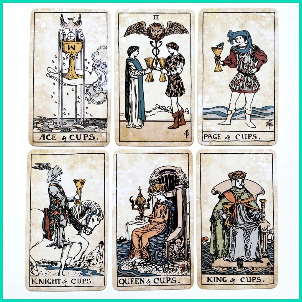 Bộ Bài Tarot 78 Lá Tiếng Anh Phong Cách VINTAGE