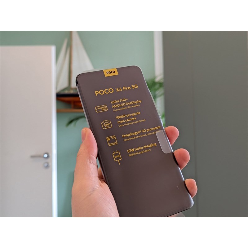 Điện thoại Xiaomi POCO X4 Pro 5G - Hàng CHÍNH HÃNG bảo hành 12 tháng Nguyên Seal Fullbox đầy đủ phụkiện