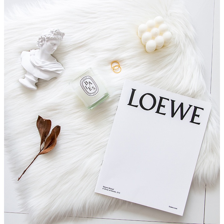 Thảm lông chụp ảnh nhiều màu trang trí spa