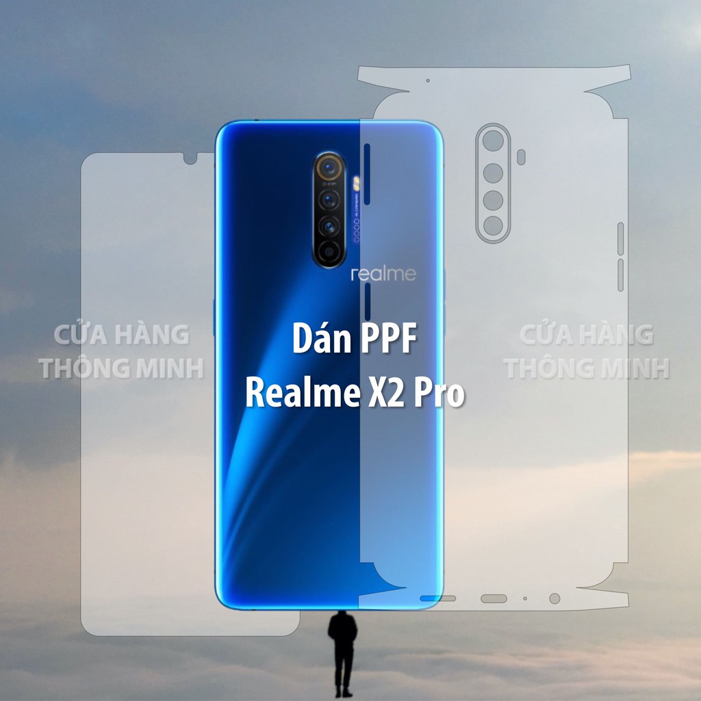 Tấm dán Realme X2 Pro dán PPF mặt trước, dán mặt sau, dán màn hình, dán mặt lưng Full viền chuẩn