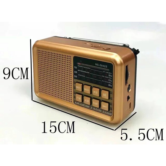 💞CHÍNH HÃNG 💞Đài Radio/Cassette-FM 💞 Âm Thanh To Rõ Nét-Bắt Sóng Cơ Dễ Dùng Tích Hợp Đèn Pin-Sạc Điện-Thẻ NHớ-USB BH 6T