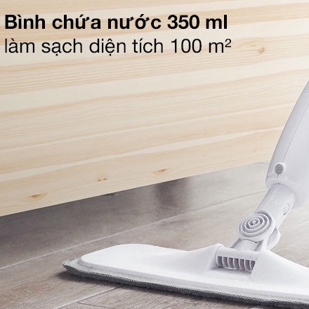 Cây lau nhà phun sương xoay 360 độ Xiaomi Deerma thông minh 2 trong 1 (Xịt nước + Lau) - HAPOS