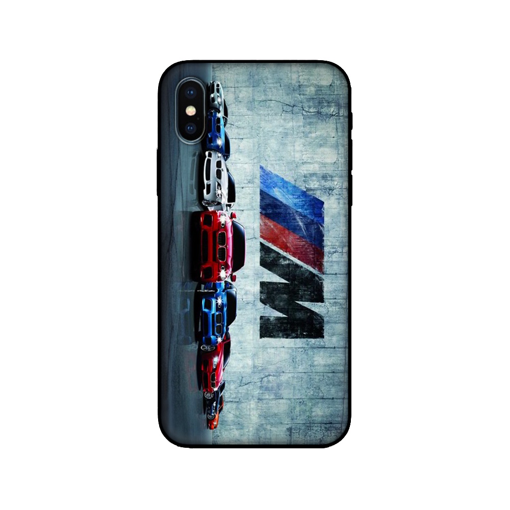 Ốp Điện Thoại Tpu Dẻo Màu Đen In Hình Xe Hơi B-bmw M Sọc M Cho iphone X XS XR Max