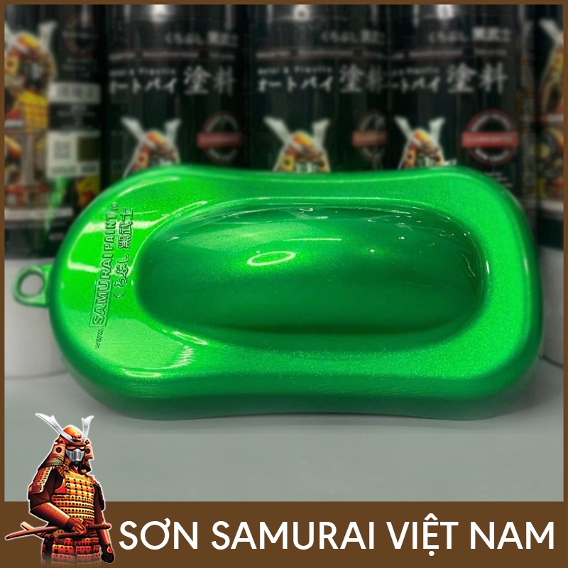 Sơn Xịt Samurai Màu Xanh Lá Fino - Mã Y630*