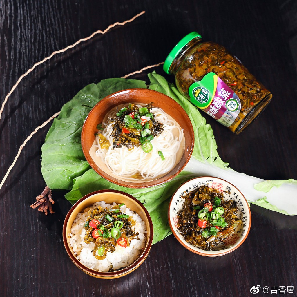 Lọ Rau Ăn Kèm Cơm Cay Ngon JiXiangJu 330g - Đặc Sản Tứ Xuyên