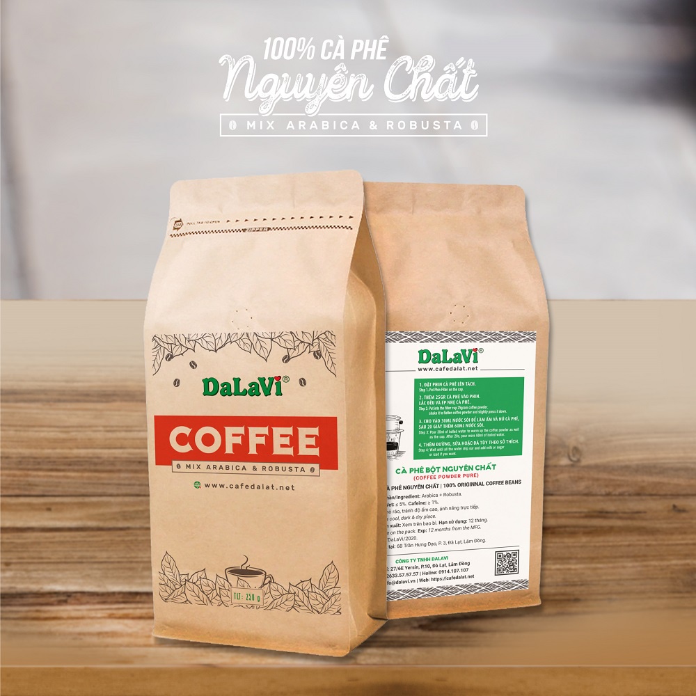 Cà Phê nguyên chất - Mix Arabica & Robusta -FREESHIP - Cà Phê DaLaVi | BigBuy360 - bigbuy360.vn