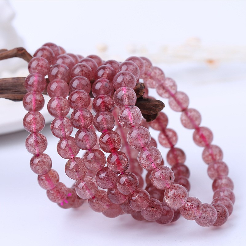 [VIP - Tặng Lu Thống] - Chuỗi Vòng Tay T.A Dâu Tây Hồng, Cầu Tài Lộc, Cầu May Mắn, Cầu Tình Duyên  - Phong Thủy Thành Đô | BigBuy360 - bigbuy360.vn