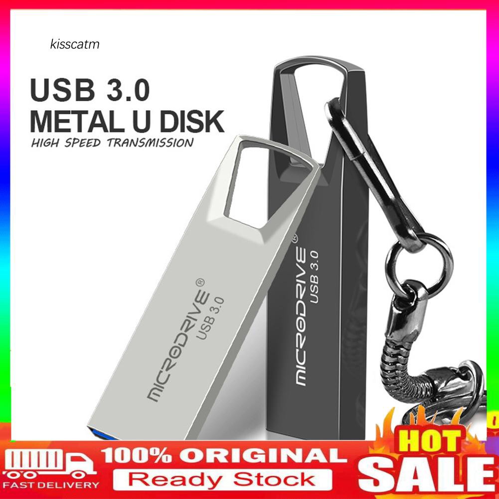 ❁KISS❁Portable 1/2TB USB 3.0 Flash Drive U Disk Memory Stick with Key Ring Holder